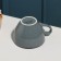 Tea bowl "Pearl", 220 ml, blue, porcelain
