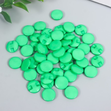 Buttons plastic on the midnight "Kruglyash grass" 1.3x1.3 cm set 50 pcs 2x5x5.5 cm-2