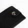 Male purse on a magnet, department for bills, for cards, black color