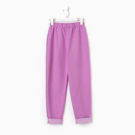 Kidsa (sweatshirt, trousers) minku lavender color, height 140 cm-12