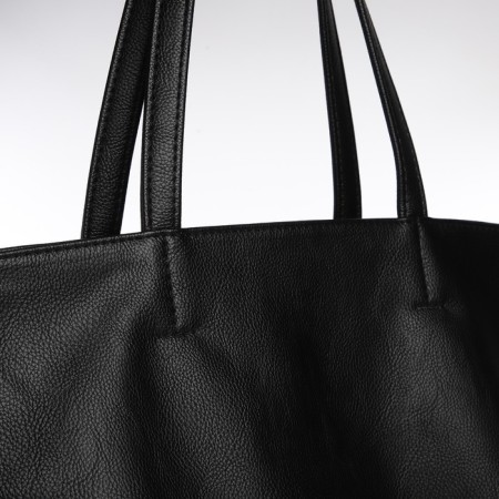 Female bag Textura, chover, large size, black color-5