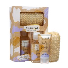 Gift set of Natural Botanique: Lotion 50 ml, shower gel 120 ml, washcloth