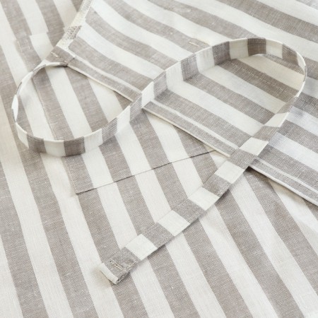 Apron with pockets SL Home "Stickt Line" 60x70cm, flax 100%, 180 g/m2-3