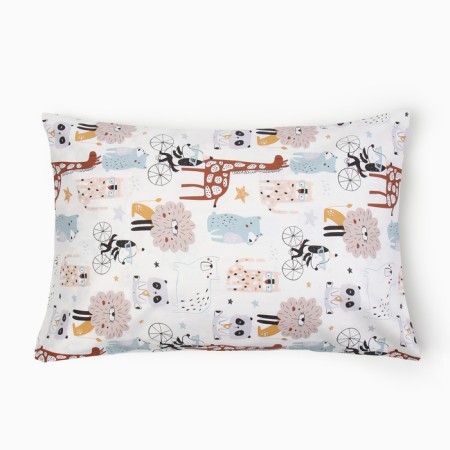 Pillowcase Lovelife "zoo" 50*70 cm, satin, 100% cotton