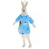 Soft toy "Bunny Tilda", 83 cm, Mix colors