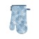 Azure mittens and size, size 18x30 cm, blue color