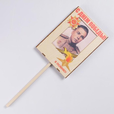 Signs on Victory Day May 9 "Immortal regiment, I remember!", UV-pier, 30 × 21.6 cm-1