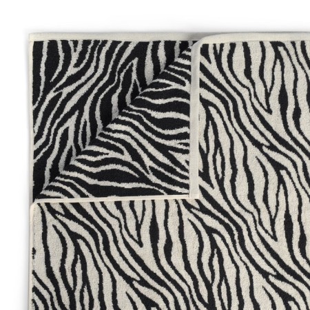 Terry towel Martin, size 70x140 cm, black color-1