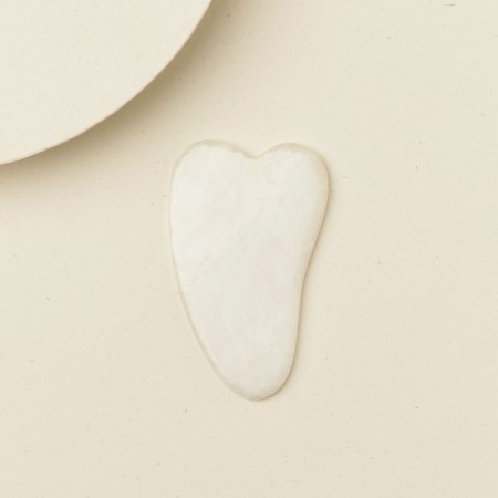 Massager Guasha "Blave", 7 x 4.5 cm, calcite-1