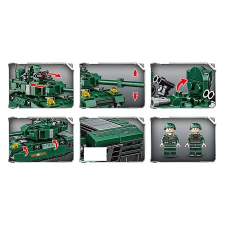 Designer "Robots. Transformer tank ", 489 details-1