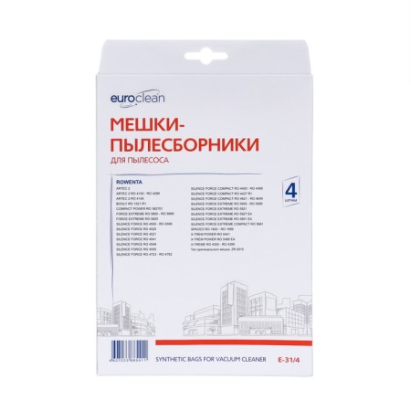 E-31/4 EuroClean bag synthetic for a vacuum cleaner, 4 pcs-2