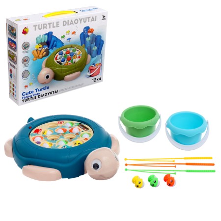 Fishing "Turtles", 12 fish, Mix colors