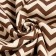 Baby Dolyana 145x145cm, zigzag ts. Brown, 100%PE, matting 200 g/m