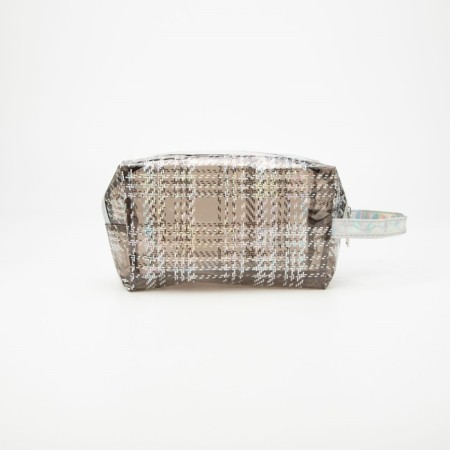 Lightning cosmetic bag, beige color-1