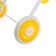 Stroller Universal for dolls, metal frame