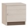 Vanessa bedside table, 402 × 360 × 408 mm, color ash shimo light / shimo dark
