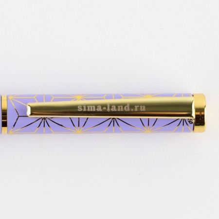 A handle in a gift case “Best Educator”, metal, blue paste, 1.0 mm-3