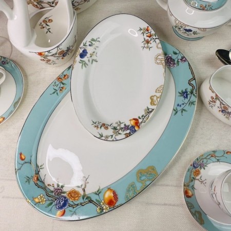 Oval dish Lenardi Hanomi, length 23 cm
