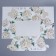 Capcake box, confectionery packaging with a window, 6 cells, “white peonies”, 25 x 17 x 10 cm