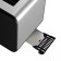 Toster KitFort KT-4094, 870 W, 6 fry modes, 2 toasts, silver-black