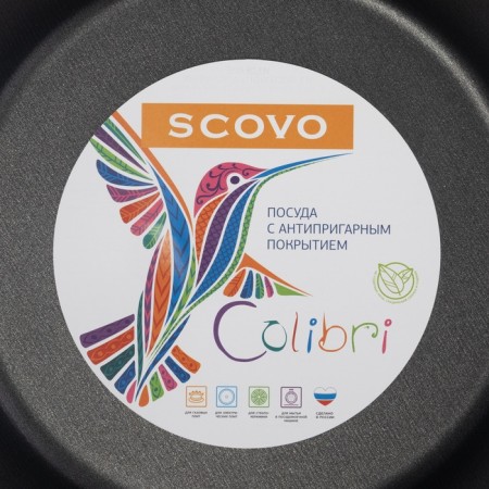 Pancake pan COLIBRI, D = 18 cm, plastic handle, anti -stick coating-2