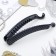 Hair banana "Classic Black" rhombuses, 10.5 cm, black