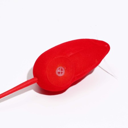 Velvet mouse, 6 cm, red-3
