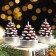 Set of candles New Year's "bump", 3 pcs, 4 × 6 cm,