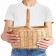 Basket "Berry basket", bottom: 24x16 cm, top: 28x23 cm, h = 14/27 cm, vine