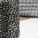 Thread for weaving, twisted, d = 2 mm, 100 m, black and white color