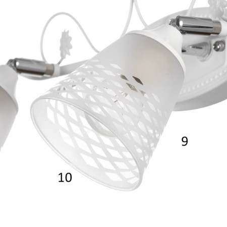 Bra "Bohemia" 2x14 40w is white 41.5x23x23cm-11