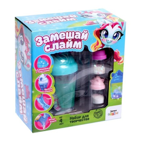 Set for experiments “Mean the Slime. Lovely Unicorn »Mix-6