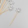Decor for creativity "Silver Snowflake", 11 cm (set 10 pcs)
