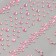Stick Street Street Star Road Pink 22.5x11.5 cm