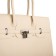 Bag Women's Tout, on a zipper, the color of a light beige