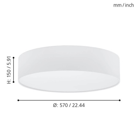 Lamp Passteri, 3x60W E27, white color-2