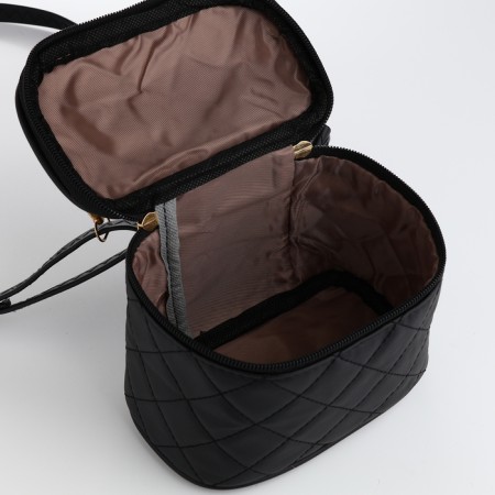 Female bag 16.5*9*10.5 department with a zipper, black-8
