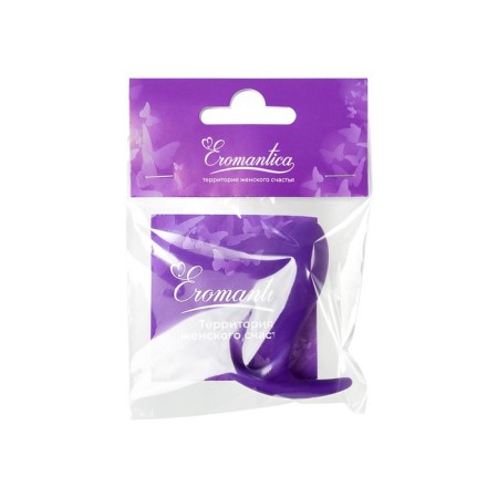 Anal sleeve Eromantica Magic, silicone, purple, 7.2 cm, Ø 2 cm-5