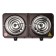Electric Tile "Dobrynya" DO-2207, 2000 W, 2 burners, brown