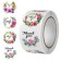 Stick Paper "Flower Mood" D = 2.5 cm 500 pcs in a roll 3x6.5x6.5 cm