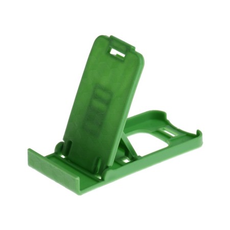 Luazon phone stand, folding, adjustable height, green