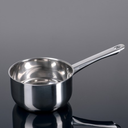 Gretel stainless steel bucket, 1.75 l, 17 × 9 cm, metal handle, silver color
