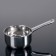 Gretel stainless steel bucket, 1.75 l, 17 × 9 cm, metal handle, silver color