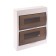 SE DEKRAFT shield ShRN-P-24, 24 modules, hinged, IP41, White, 31013Dek