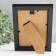 Photo frame Plastic "Gloria" 10x15 cm, with a paspartm, black
