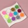 Sparkles for decor, small, in a plastic organizer, a set of 12 jars, multi -colored