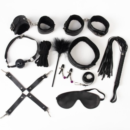 Erotic bdsm set of oka-hpki, black, 11 objects-14