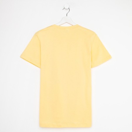Women's T -shirt with print "Stay Golden", yellow color, size 44-6