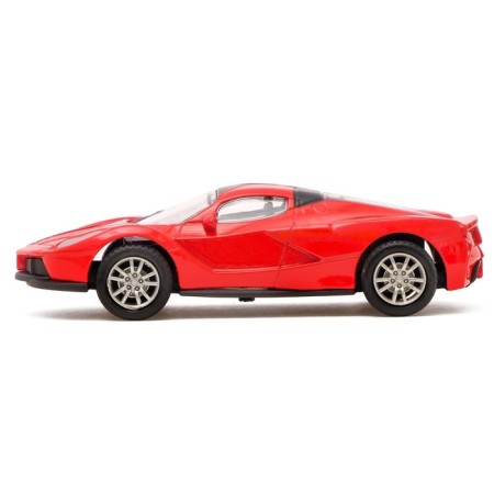 Metal Sport machine, inertial, scale 1:43, red color-1
