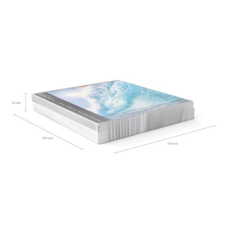 Notebook of 48 sheets in the Erichkrause Ceal Five Oceans, cover coated cardboard, offset block, whiteness 100%, mix-9